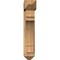 Ekena Millwork Merced Arts and Crafts Rough Sawn Bracket w/ Offset Brace, Western Red Cedar, 8"W x 30"D x 42"H BKT0806X30X42MRC03RWR - alternate 3